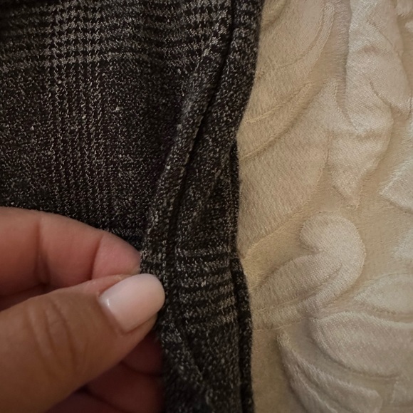 HALOGEN check pants in Charcoal US L🌸 - Picture 5 of 7